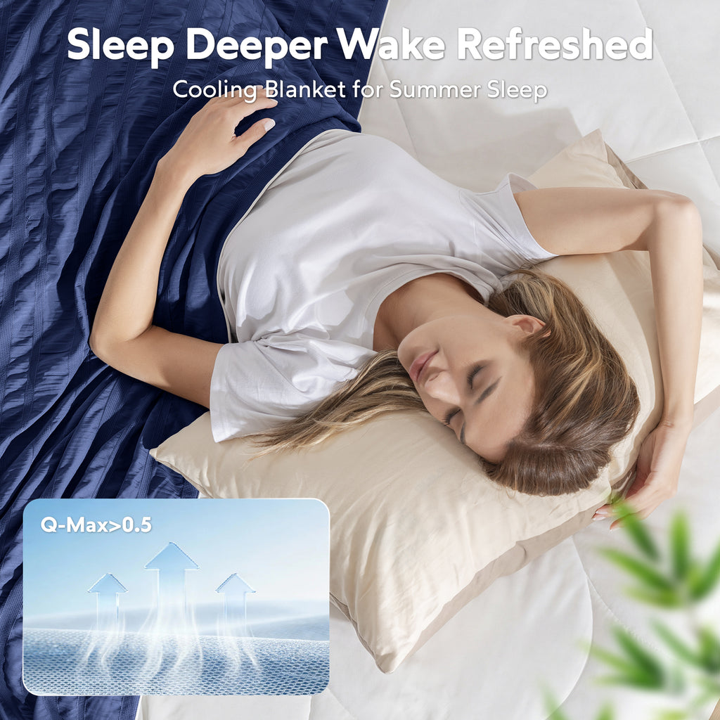 GEMBED Summer Cooling Blanket – Double-Sided, Lightweight & Breathable Blanket for Hot Sleepers, Ideal for Bed, Couch, or Sofa
