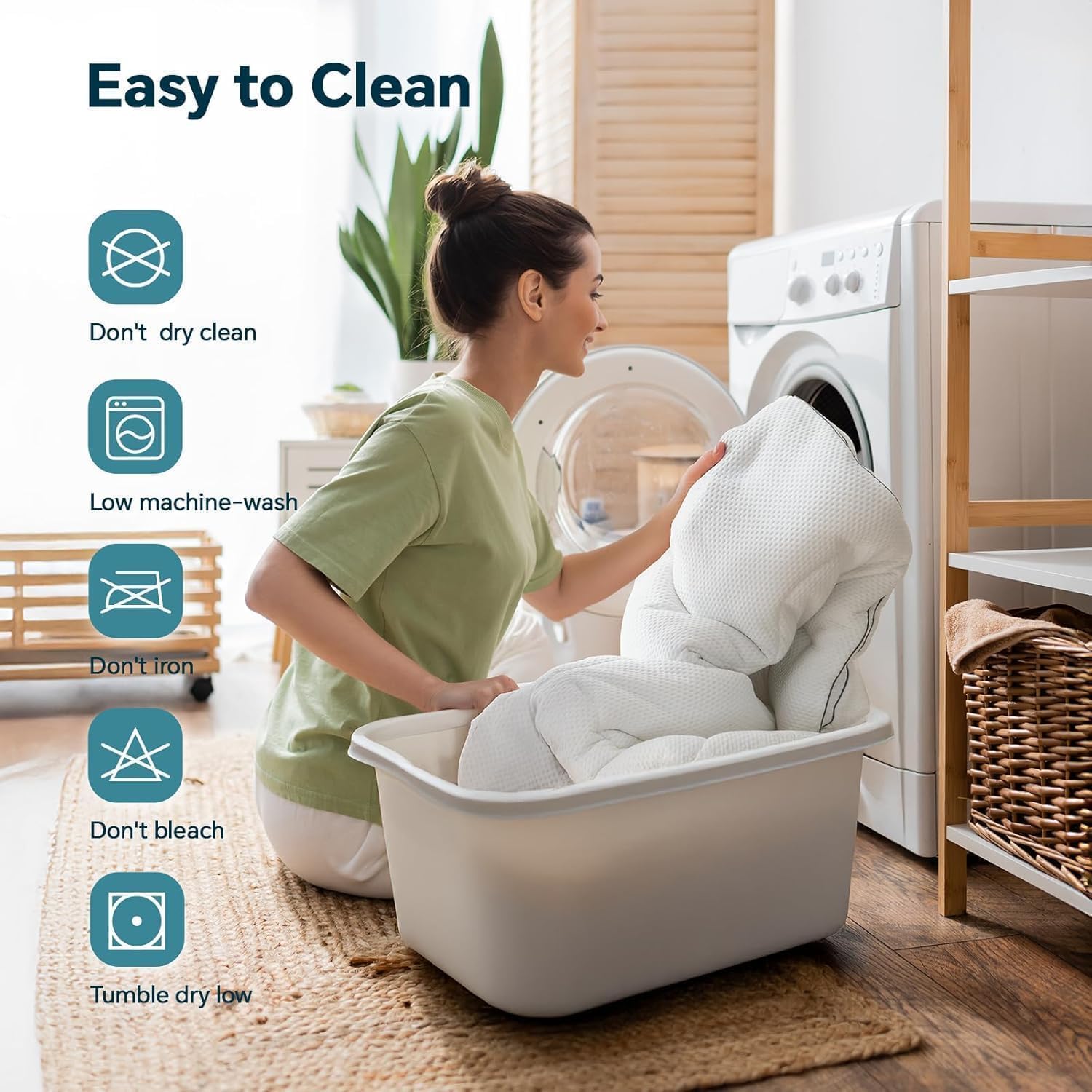 GEMBED Firm Memory Foam Mattress Topper